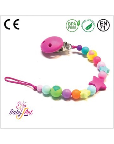 PACIFIER CHAIN BABYJART WITH NAME