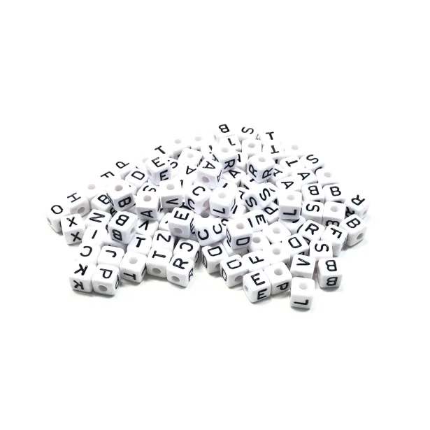 KUNSTSTOFF BUCHSTABENWÜRFEL