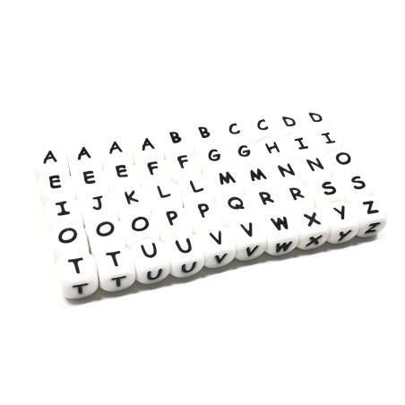 KIT Lettere alfabeto silicone 12mm