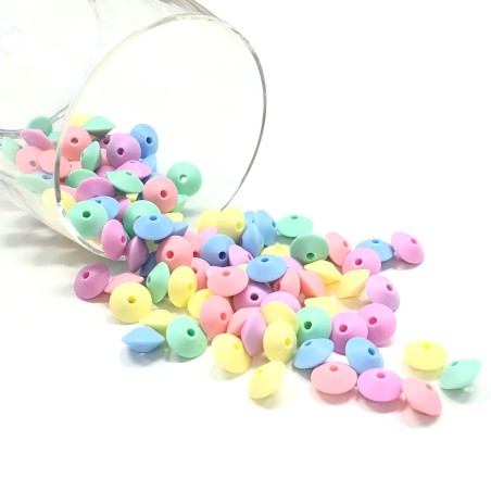 KIT SILICONE LENTIL 100 PCS 12mm