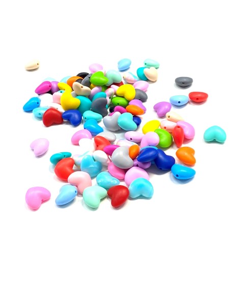 KIT 10 PZ CUORE GRANDE MIX COLOR