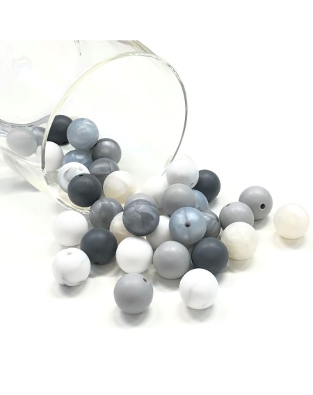 KIT SILICONE BEADS 100 PCS 15mm