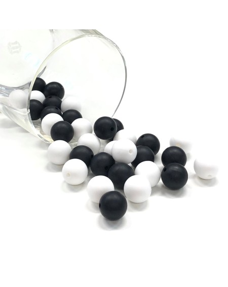 KIT SILICONE BEADS 100 PCS 15mm