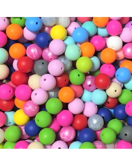 KIT SILICONE BEADS 100 PCS 12mm