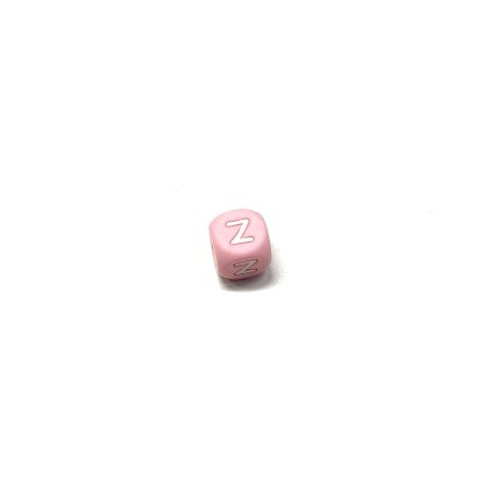 Lettere alfabeto silicone Rosa Pastello 12mm