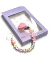 Babyjart silicone dummy chain with name, hook / adapter pacifier MAM and CHICCO