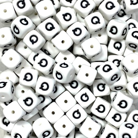KIT 50 pcs Silicone alphabet letters 12mm