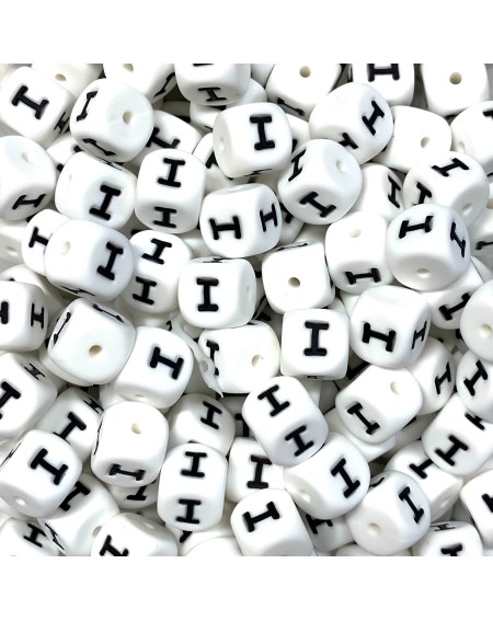 KIT 20 pcs Single silicone letters 10mm