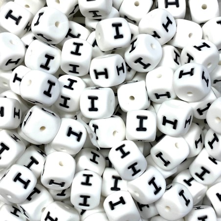 KIT 20 pcs Single silicone letters 10mm