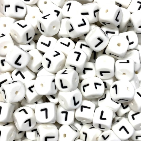 KIT 20 pcs Single silicone letters 10mm