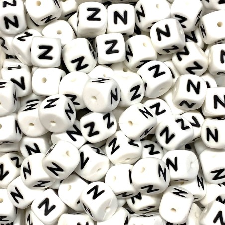 KIT 20 pcs Single silicone letters 10mm