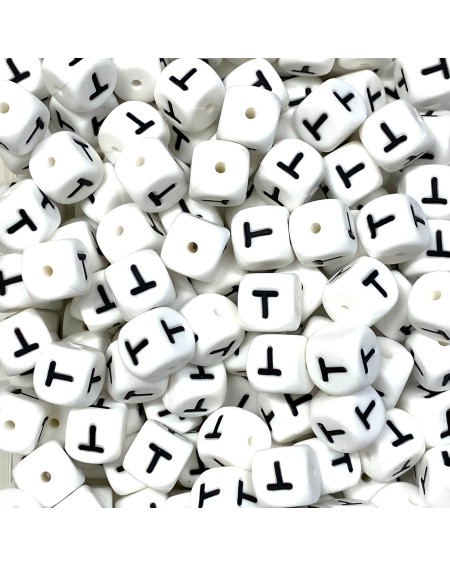 KIT 20 pcs Single silicone letters 10mm