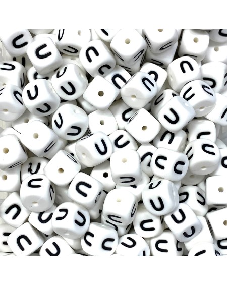 KIT 20 pcs Single silicone letters 10mm