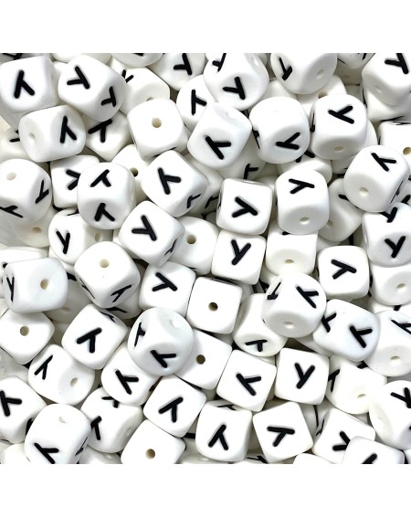 KIT 20 pcs Single silicone letters 10mm