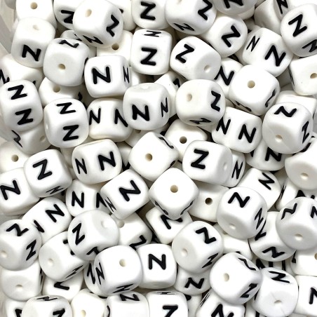 KIT 20 pcs Single silicone letters 10mm