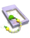 Babyjart silicone dummy chain with name, hook / adapter pacifier MAM and CHICCO