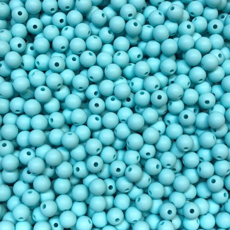 Kit Silicone beads 09mm 30 pcs