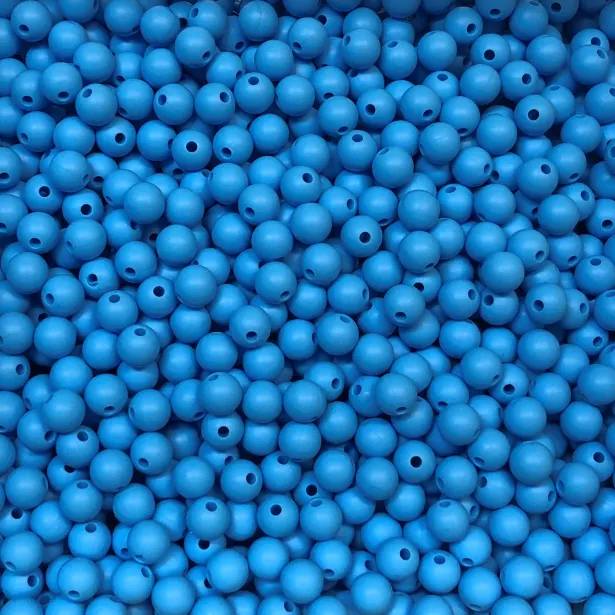 Kit Silicone beads 09mm 30 pcs