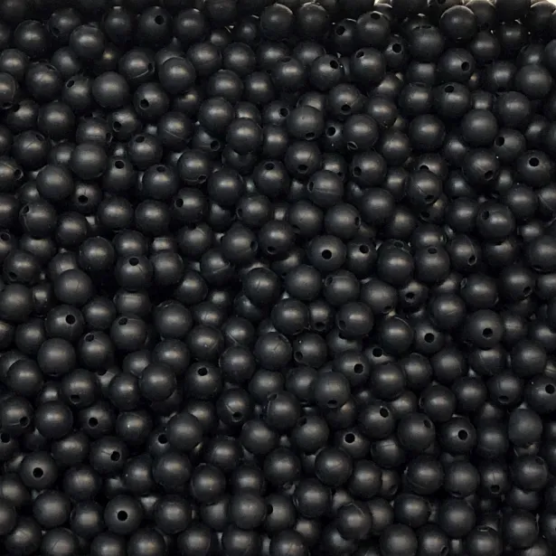 Kit Silicone beads 09mm 30 pcs