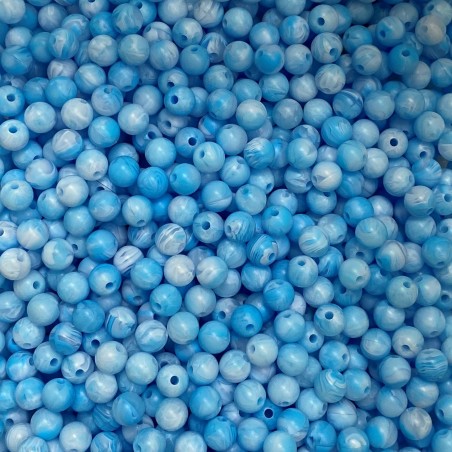 Kit Silicone beads 09mm 30 pcs