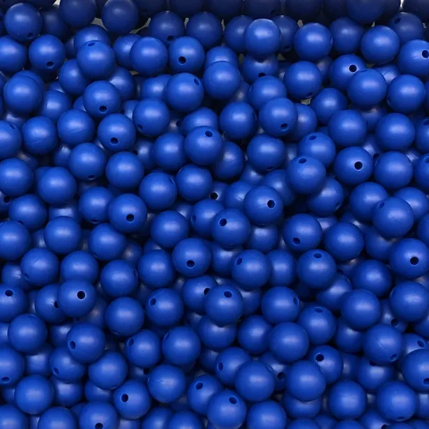 Kit 30 pcs Silicone beads 12mm