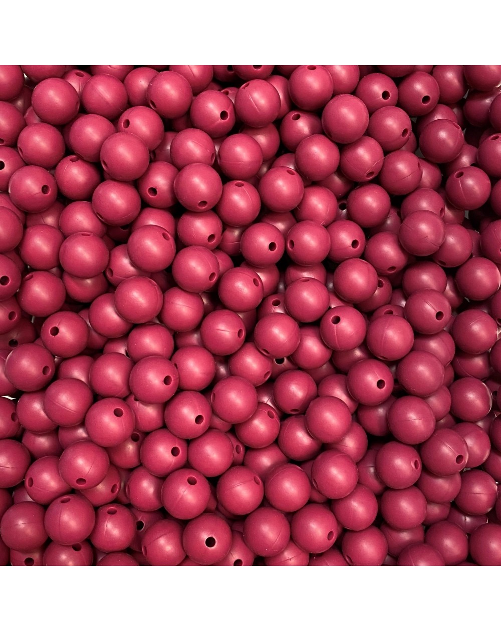 KIT 30 pcs 12mm Silicone Beads