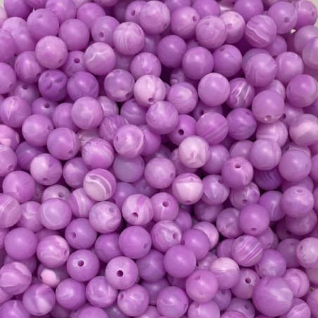 Kit 30 pcs Silicone beads 12mm