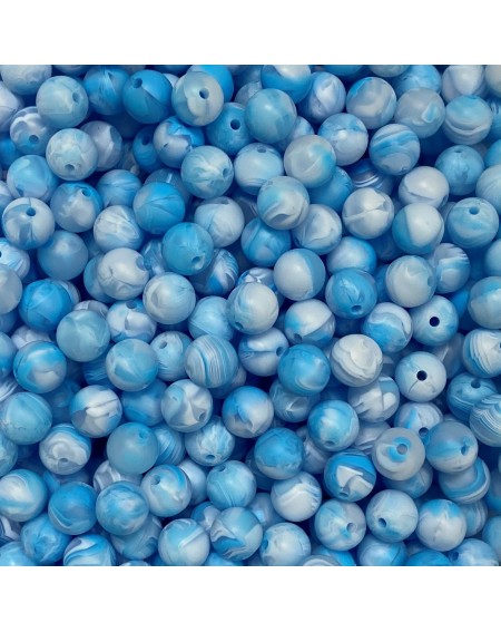 Kit 30 pcs Silicone beads 12mm