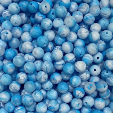 Kit 30 pcs Silicone beads 12mm