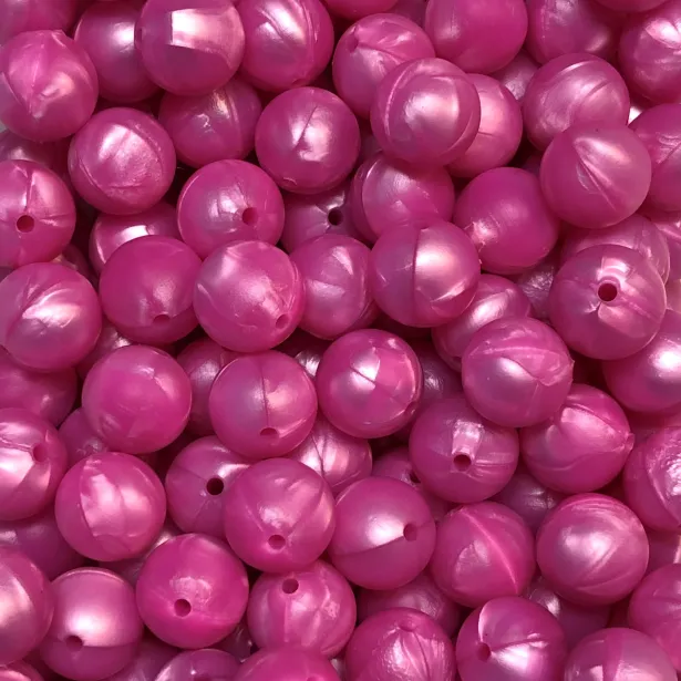 Kit 30 pcs Silicone beads 15mm