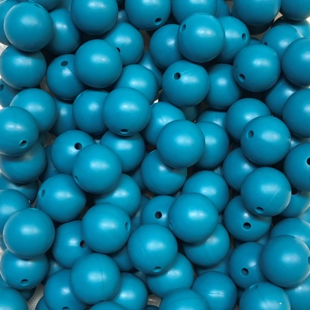 Kit 30 pcs Silicone beads 15mm