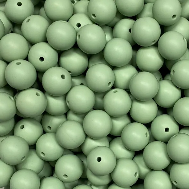 Kit 30 pcs Silicone beads 15mm