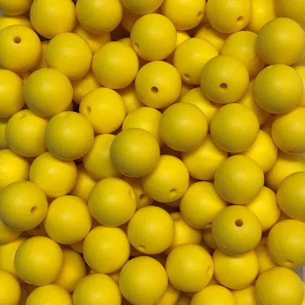 Kit 30 pcs Silicone beads 15mm