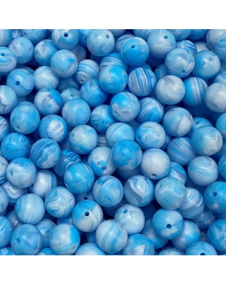 Kit 30 pcs Silicone beads 15mm