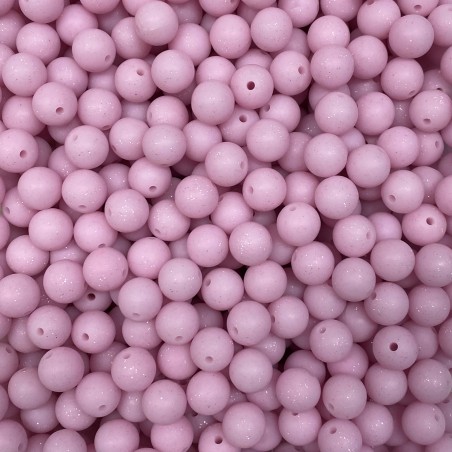 Beads GLITTER silicone 12mm