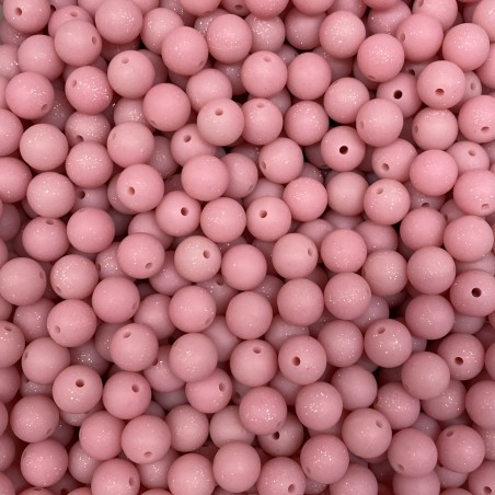 Beads GLITTER silicone 12mm