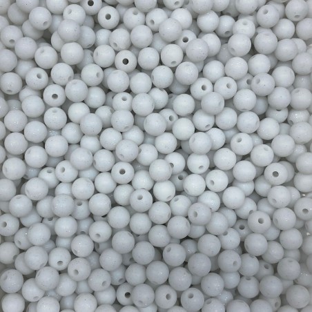 Perlé GLITTER de Silicona 09mm