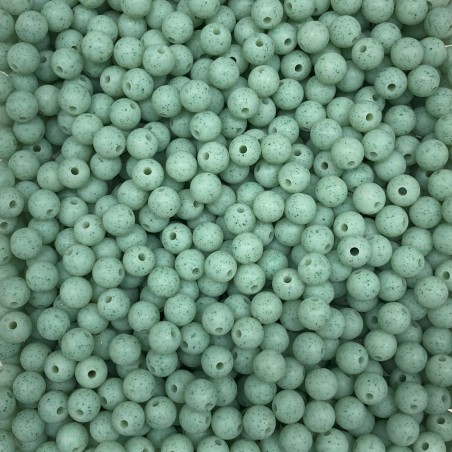 Perlen GLITTER aus Silikon 09mm