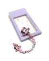 Babyjart Cadeia de chupeta PRESTIGE MINNIE de silicone com nome, adaptador / gancho de chupeta MAM e modelo CHICCO