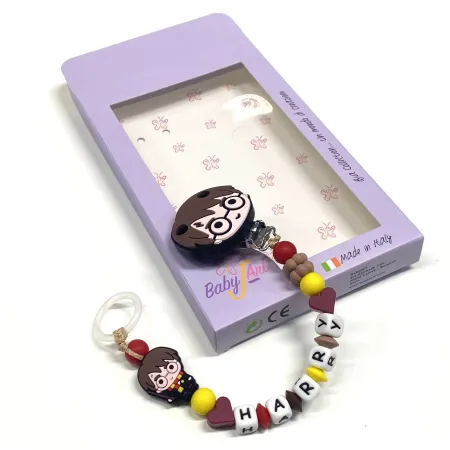 Cadenita Portachupete de Silicona Personalizada con Nombre | Segura 2