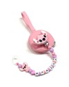 Personalized Pacifier Clip, ANGEL, Pacifier with Name, Silicone Pacifier Chain, Custom Pacifier Holder