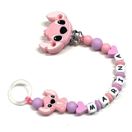 Attache-Sucette en Silicone Personnalisée avec Nom | Sûre