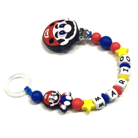 Attache-Sucette en Silicone Personnalisée avec Nom | Sûre