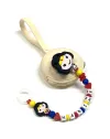 Catenella Portaciuccio personalizzata, WONDERWOMAN, Portaciuccio con Nome, Catenina in Silicone, Porta Ciuccio Personalizzato