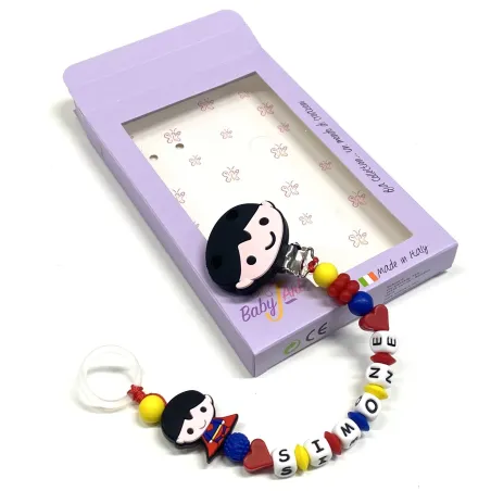 Chupeta de Silicone Personalizada com Nome | Segura