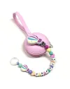 Personalized Pacifier Clip, BALLOON, Pacifier with Name, Silicone Pacifier Chain, Custom Pacifier Holder