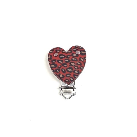 Clip SPOTTED Heart