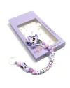 Babyjart silicone dummy chain PRESTIGE MINNIE with name, hook / adapter pacifier MAM and CHICCO