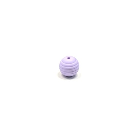 Beads STRIPED 15mm Silicone