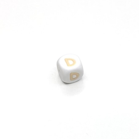 Silikonbuchstabenwürfel 12mm BEIGE